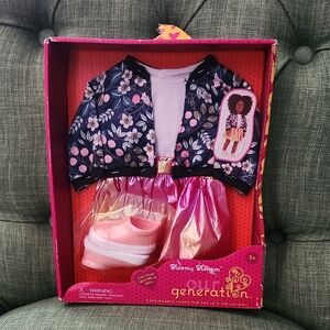 Bloomy Bloom Outfit for Dolls